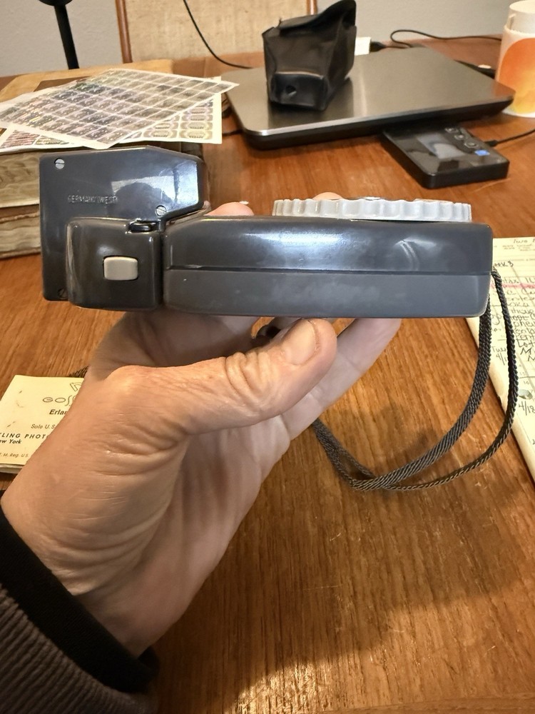 Gossen Luna-pro Incident Light Meter, Cases + variable angle attachment