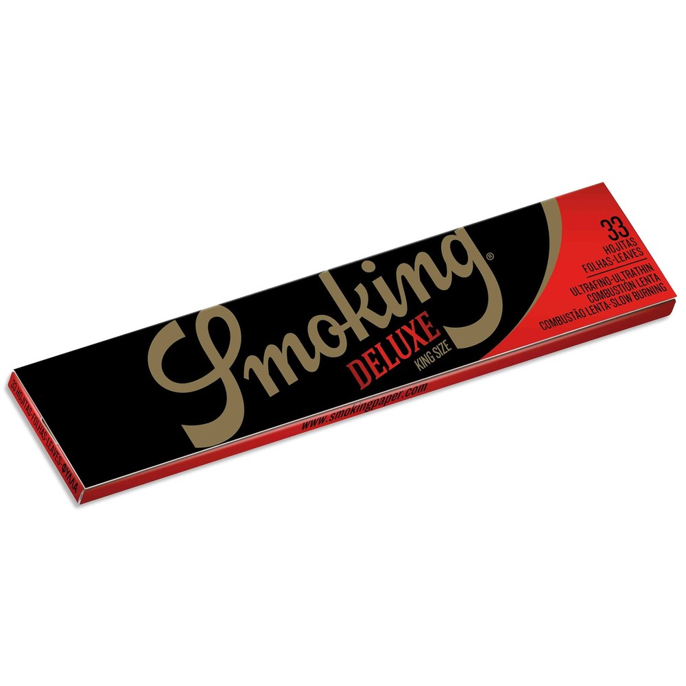 Smoking Deluxe Rolling Papers King Size (110mm) - (5 Booklets)