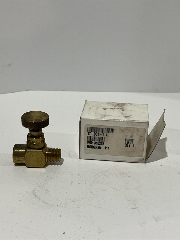 17-001-114 flow b20 needle valve NOS