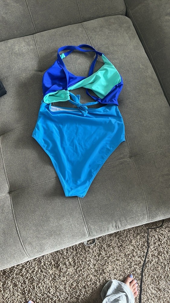 Tri Color One Piece Size M