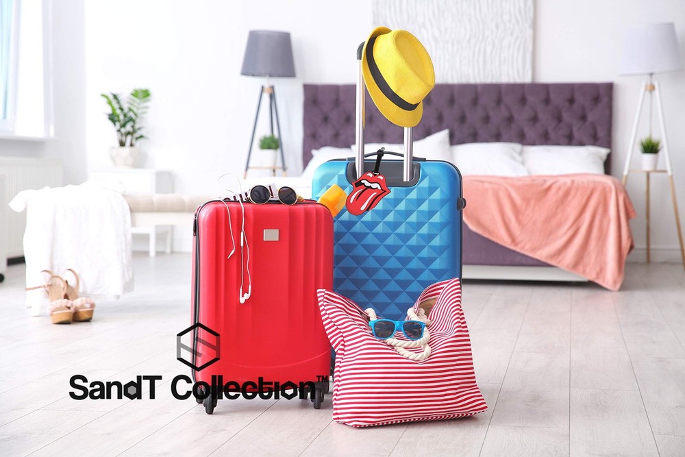 Funny Luggage Tag Red
