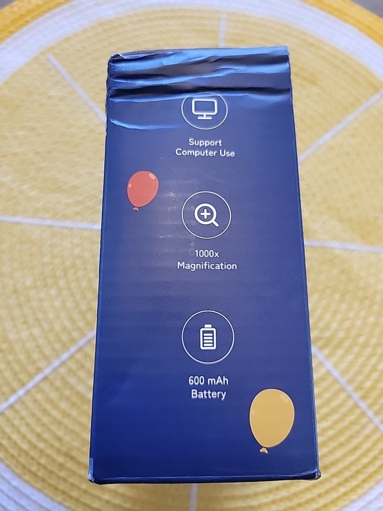 Kids Microscope, 1000X Portable Mini Pocket Microscope with 2.0″ IPS Screen & 8