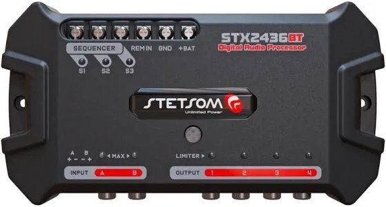 Stetsom STX2436/Digital Audio Processor 2 Channels 4 Way Bluetooth-DSP Crossover
