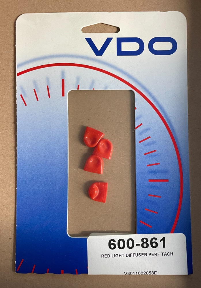 VDO Light Diffuser Red Perf Tach, Part # 600-861