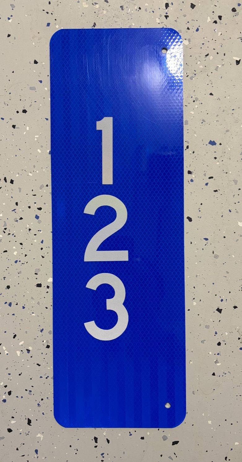 3M HIP 911 Reflective Address Mailbox Sign By SSMG