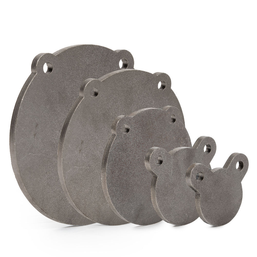 Ash & Ember Set of 5, 3/8" Thick AR500 Steel Plate Gong Shooting Targets