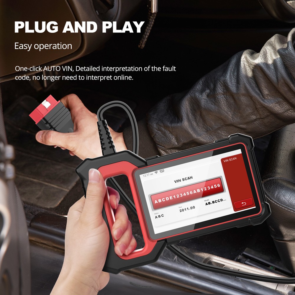 THINKSCAN PLUS S7 Car Diagnostic Scanner OBD2 Code Reader Scan Tool ABS SRS IC