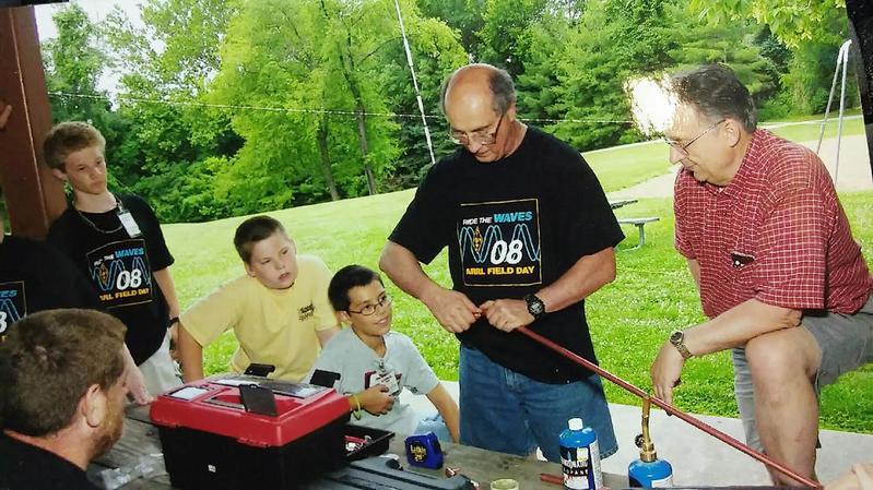 2meter/70cm J pole Dual Band Collapsible Copper J-Pole Antenna FREE SHIPPING