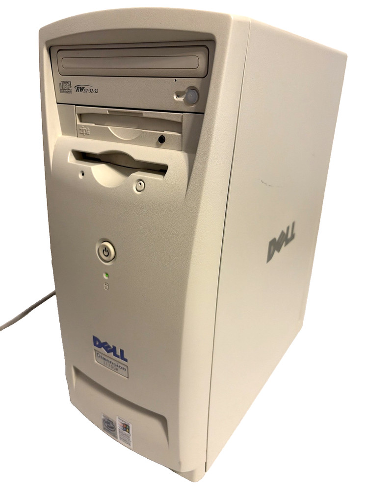 Dell Dimension L1100R Windows 2000 Computer Retro No Ram