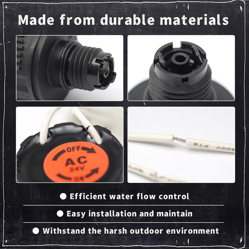 Restore Your Sprinkler Functionality with 2 Pack Solenoid Repair Kit Components