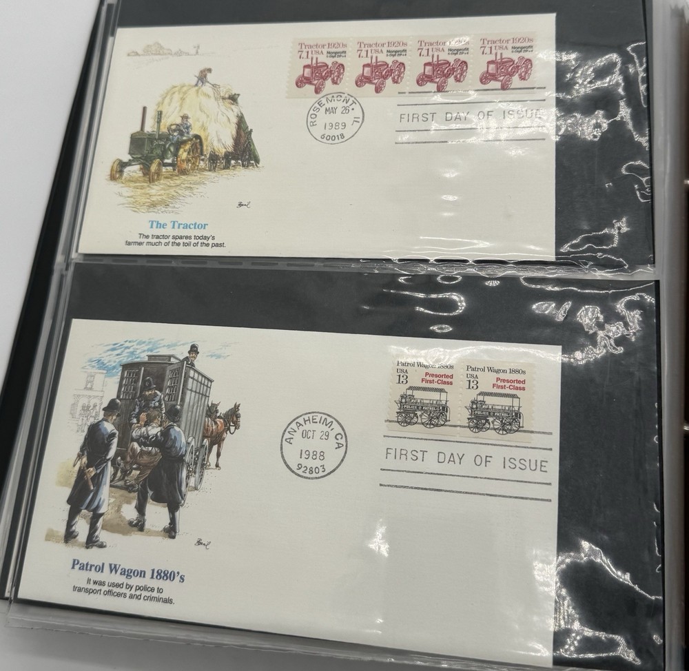 Commemorative First Day Issue Envelope/Postcard Collection Book ￼