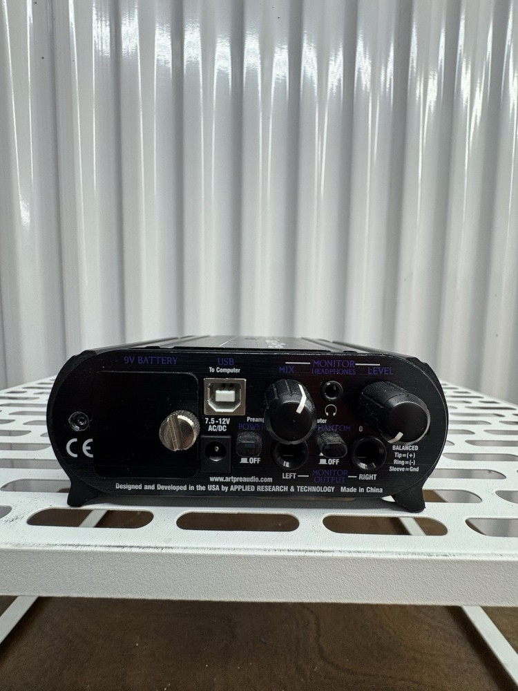 ART USB Dual Pre 2-channel Audio Interface / Preamplifier | No Power Cord