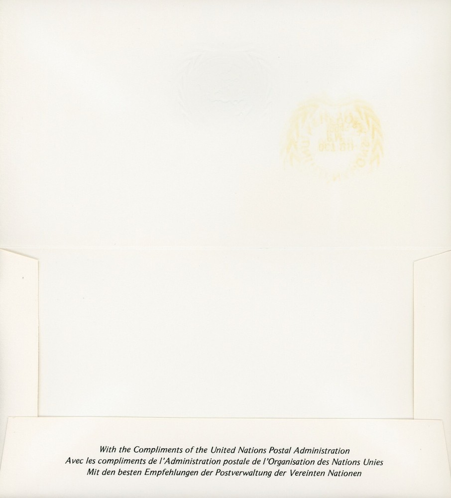 United Nations New York 653-654 Development through Partnership Folio ChicagoPex