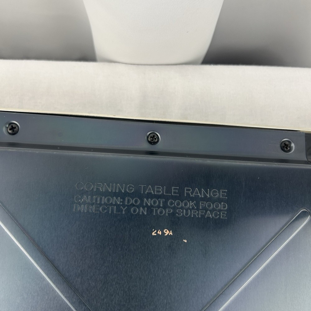 Corning The Electromatics Table Range Warming Plate Model E-1310 Vintage 1976