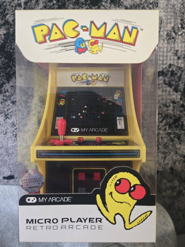 My Arcade Micro Player Mini Arcade Machine Pac-Man Video Game Some Box Damage