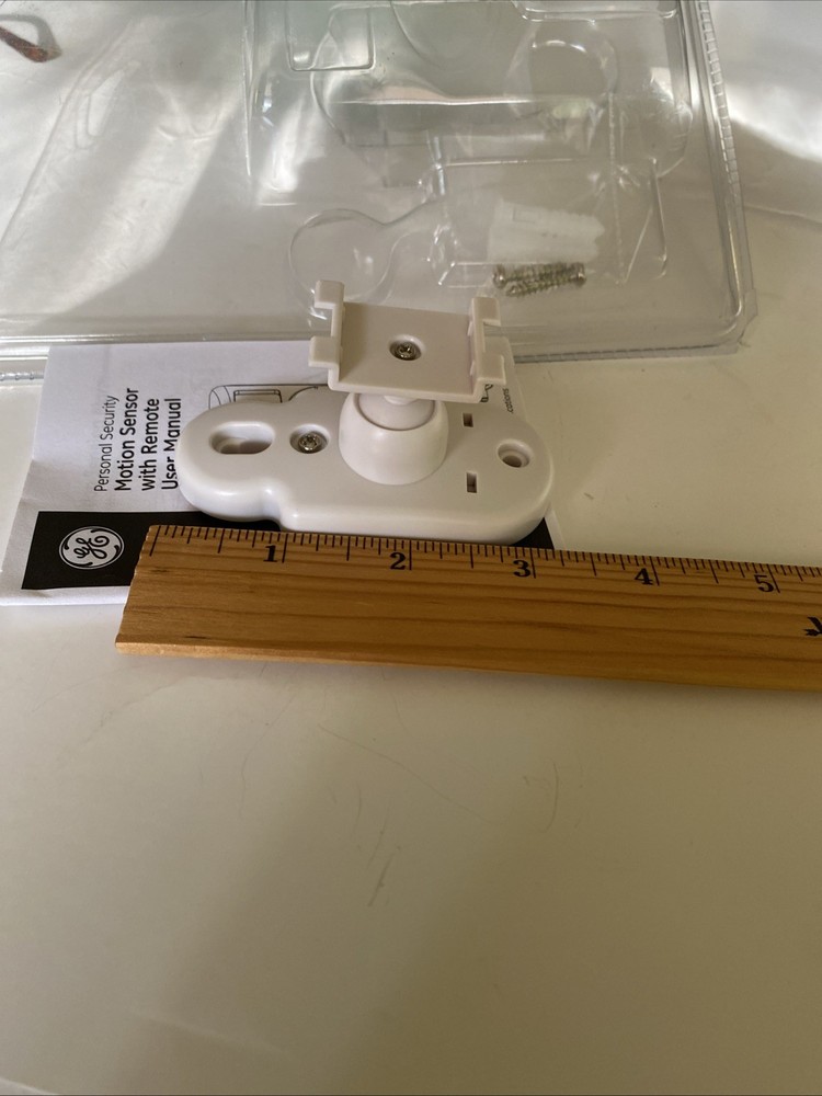 GE Personal Security Motion Sensor Wall Mounting Bracket Only w/ Screws, Manual