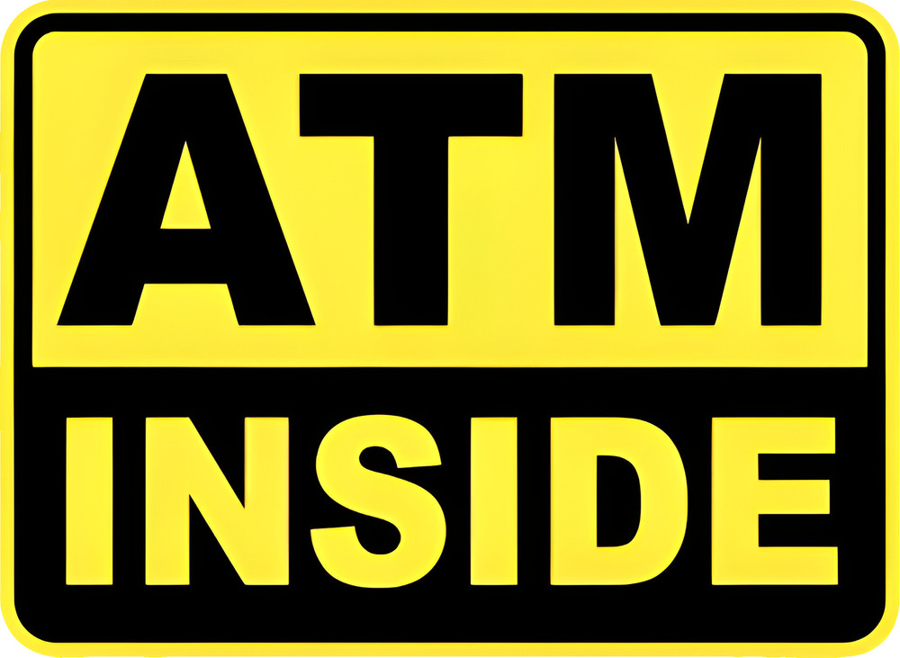 ATM Sticker Decal