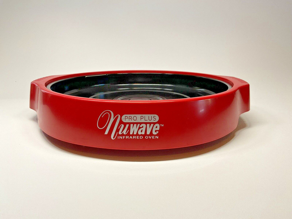 NuWave Pro Plus Oven RED Replacement Base + Nonstick Drip Pan 26004, 26010..