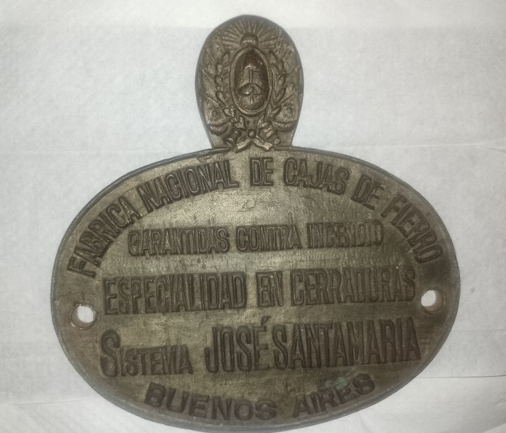 Safe Plaqué Safe Plate