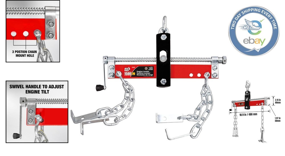 Professional Engine Leveler - 3 Position Adjustable with Quick Load Balancing