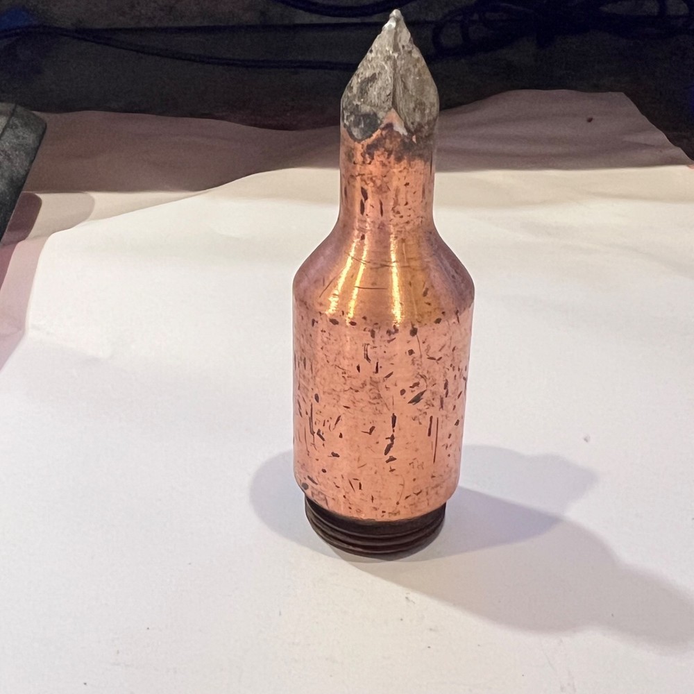 Copper Soldering Iron Tip Threaded 1 1/8" #5