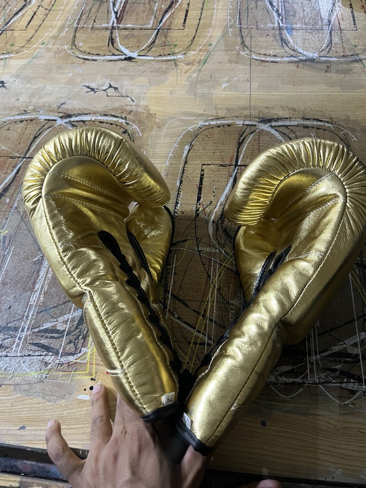Pro Lace Up Boxing Gloves