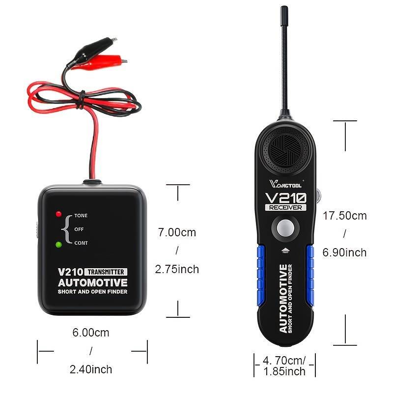 VDIAGTOOL V210 Electrical Open & Short Finder Circuit Tester Wire Breaker Finder
