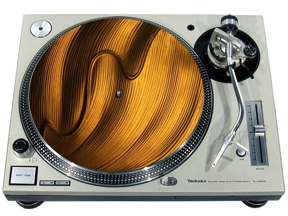 Slipmat Scratch Pad Felt for 12" Turntable Vinyl LP DJ Record Player PATTERN 4