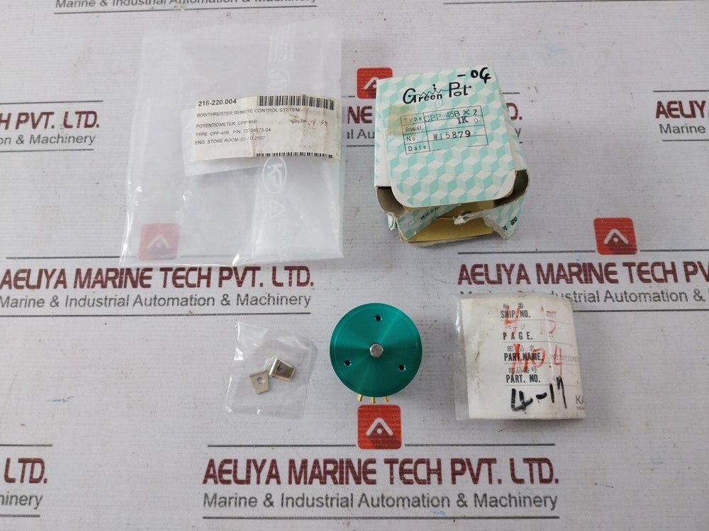 MIDORI PRECISIONS CPP-45B Green Pot Potentiometer Angle Sensor 73724873-04