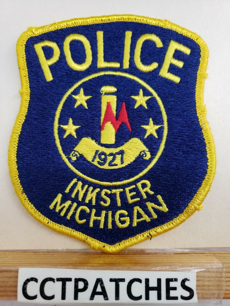 INKSTER, MICHIGAN POLICE SHOULDER PATCH MI