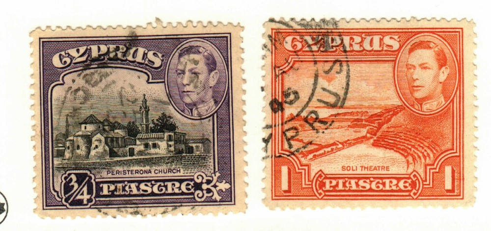 Cyprus #145-6 used