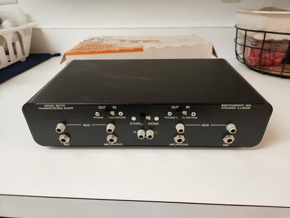 Switchcraft Transistorized Mixer Model 307TR- Vintage New In Box