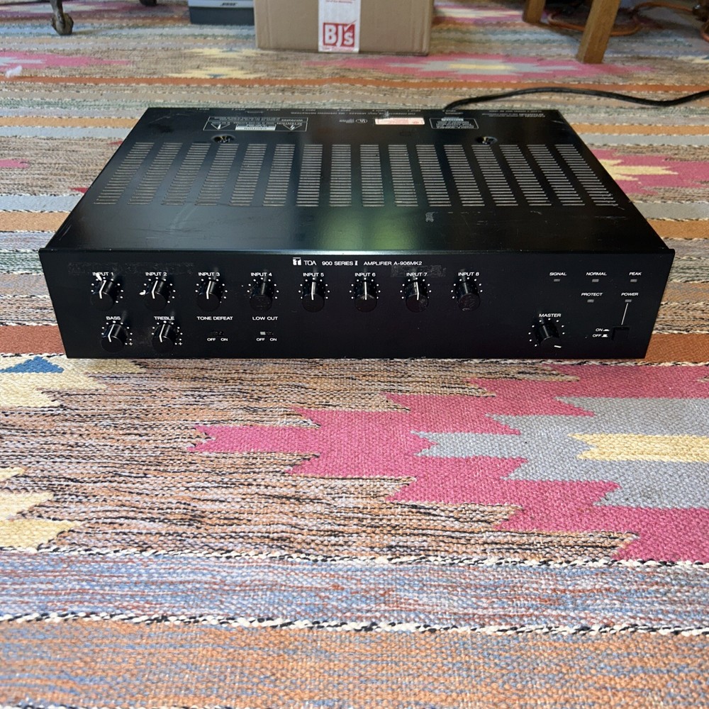 TOA 900 Series II 8-Input Mixer Amplifier Model A-906MK2
