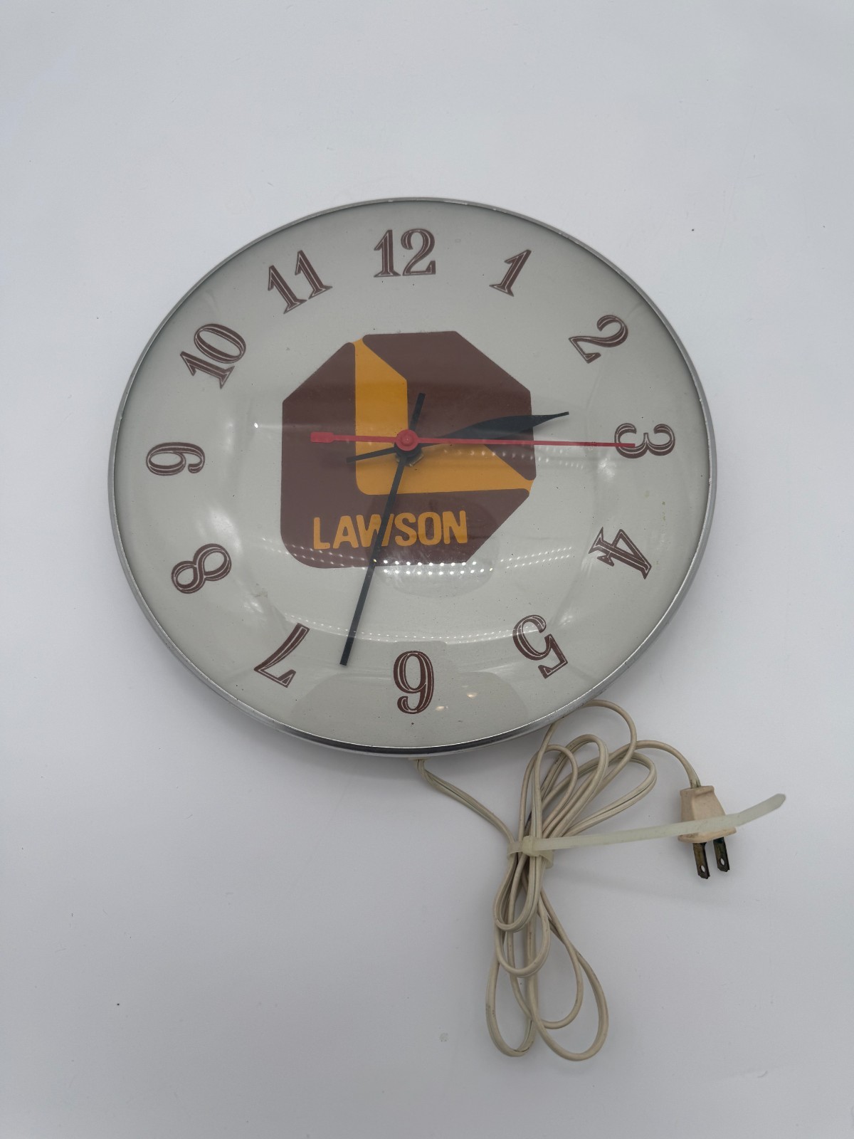 Vintage Lawson Products Clock Wall Advertising