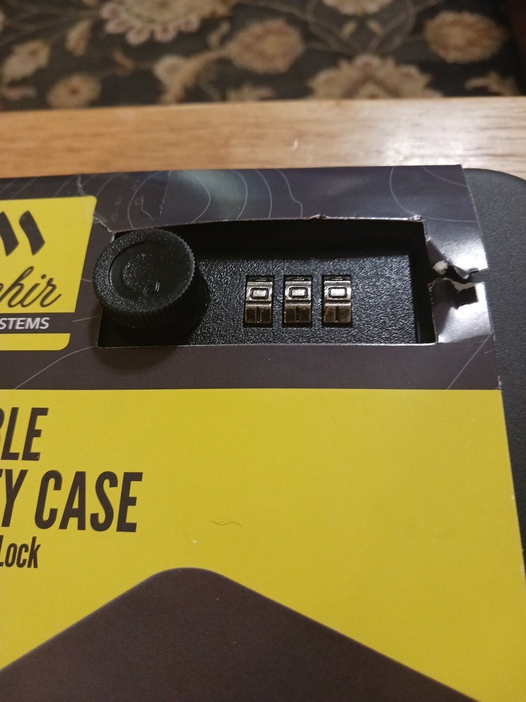Machir Portable Security Case Lock Box Safe Combination Lock Free Shipping