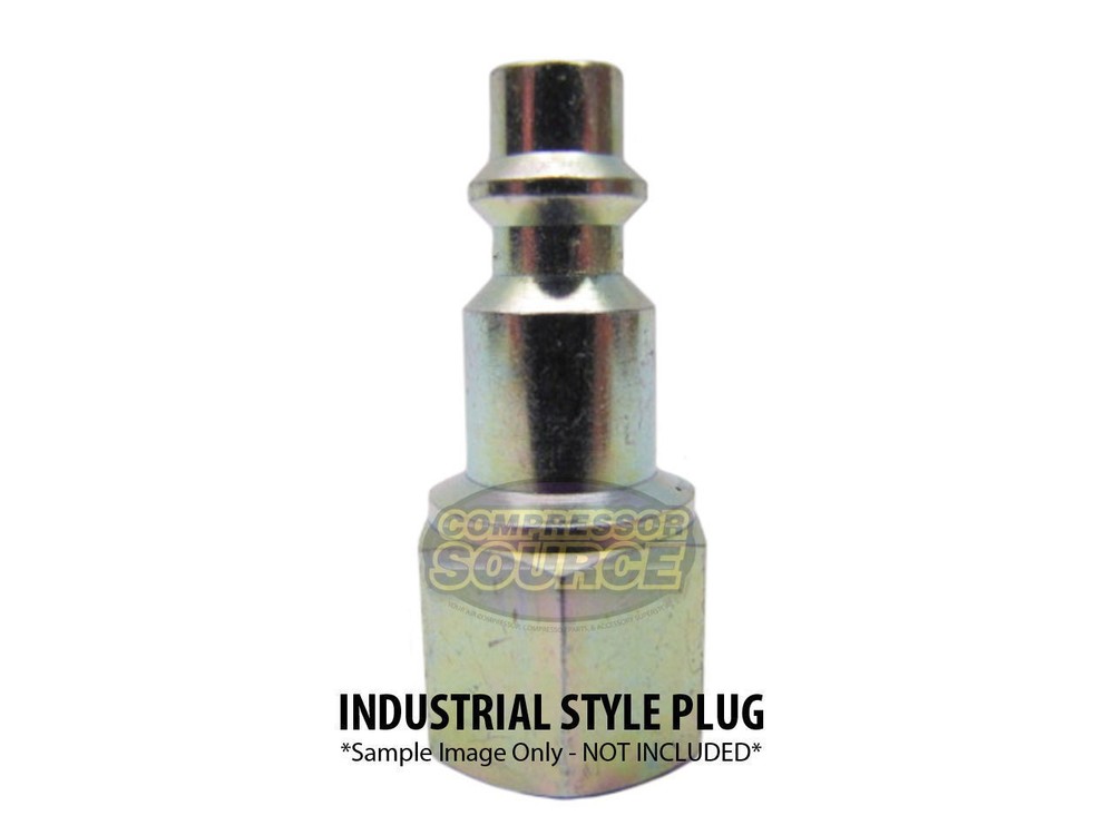 4 Pack Prevost 1/4" MNPT Quick Coupling Silver Air Plug Coupler IRC 061251