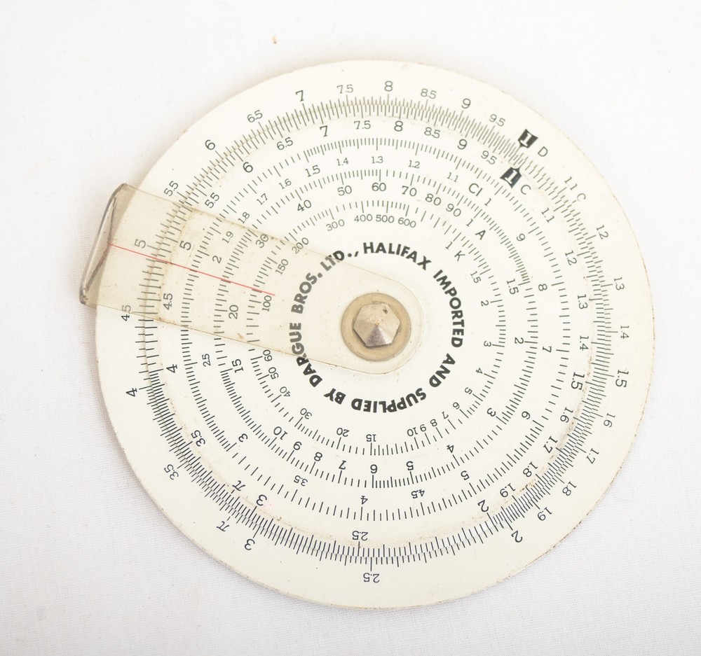Takeda's Concise Circular Slide Rule
