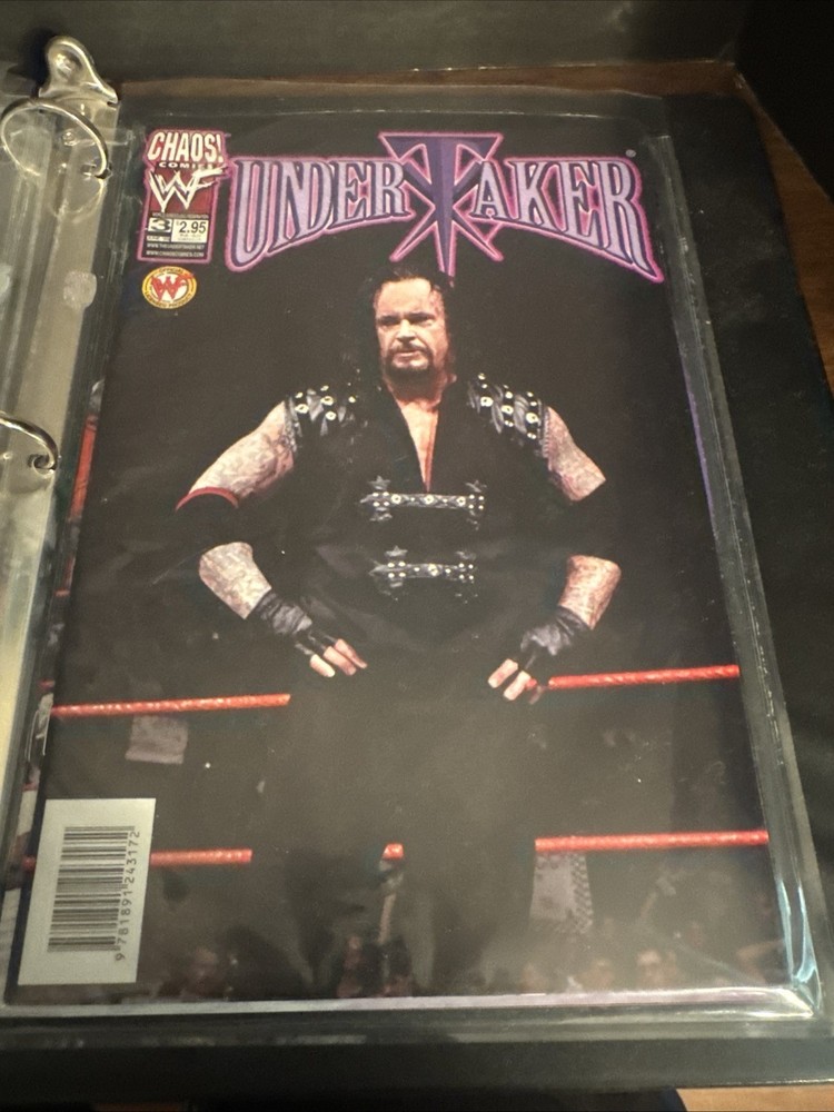 Comic Book Storage Binder With 11 Comics