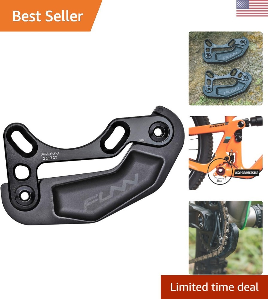 Versatile Zippa Lite Bashguard - Protects Chainrings on Rugged Trails