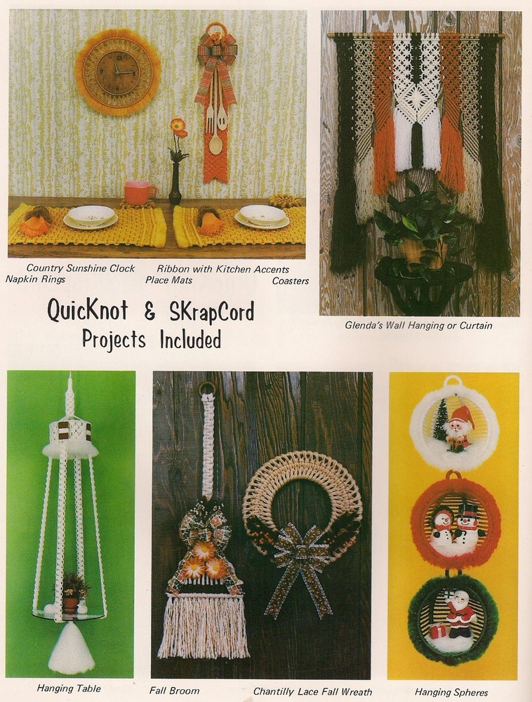 Craft Book: #PD1151 Macrame Scrapbook - Patterns For Every Room