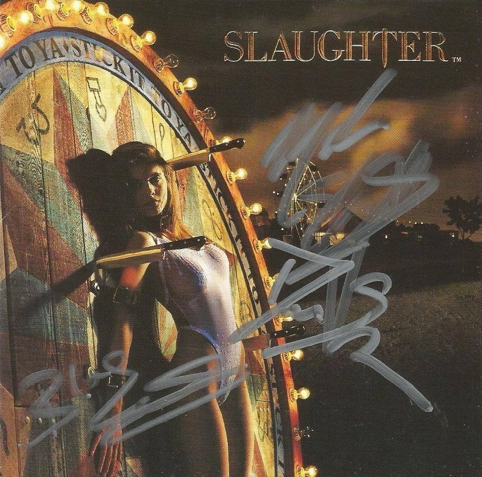 Slaughter Autographed Stick It To Ya CD (Signed By 3)