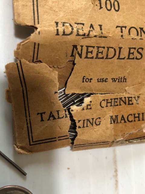 Antique Ideal Tone Fine Wire Cheney Talking Machine Needles