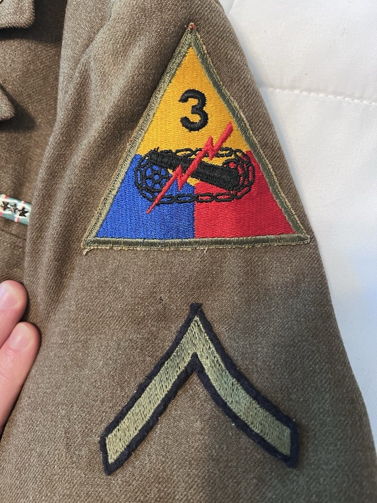 ww2 US Enlisted Uniform 3rd Armored Div.