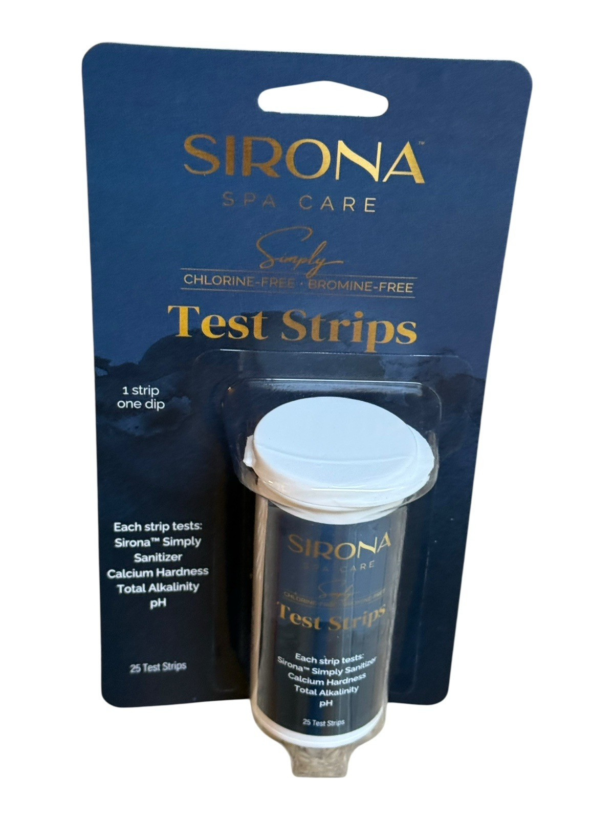 Sirona Simply Spa Care Test Strip, 25 Pool Testing Strips, 1 Dip Instant Results