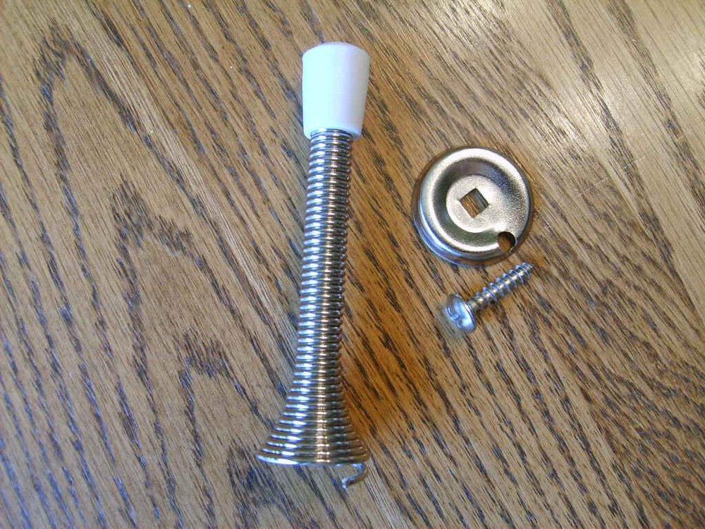 Spring door stop