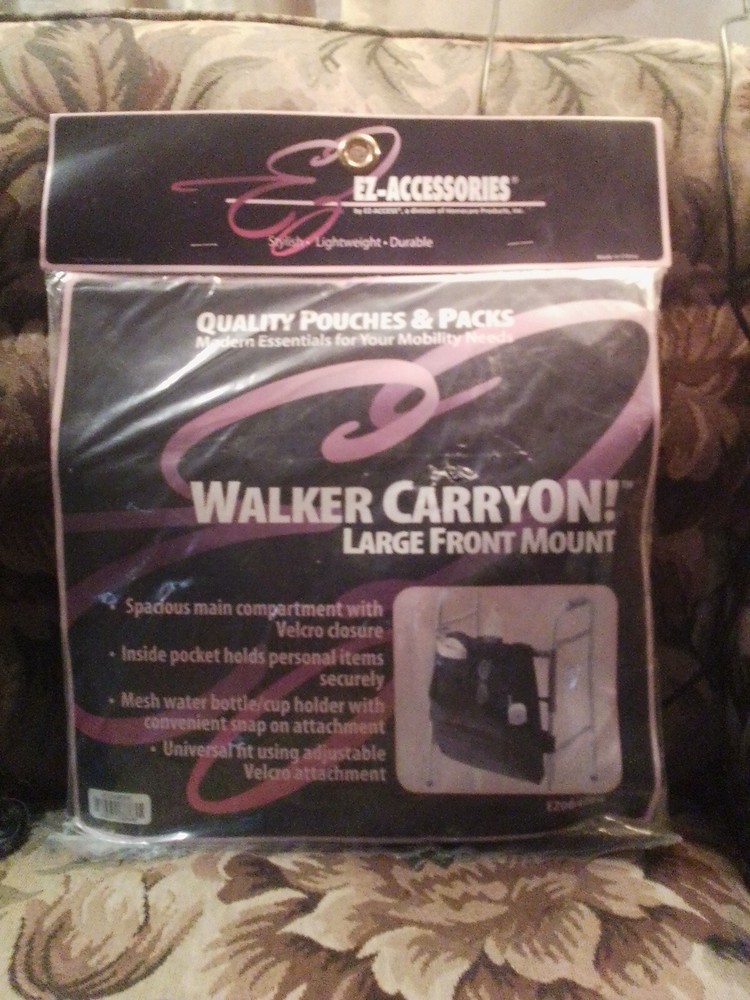 EZ ACCESS WALKER CARRY ON LARGE FRONT MOUNT ✓