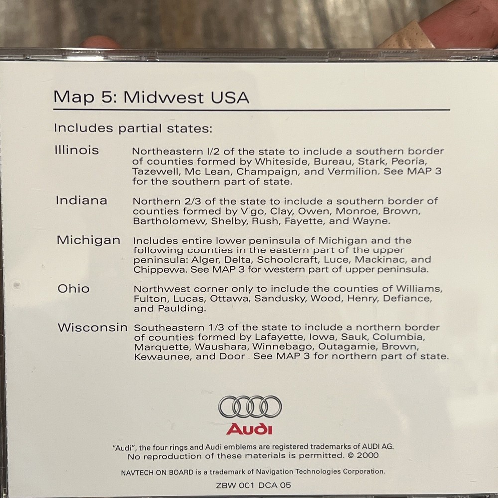 Audi Navigation System Cd For North America, Audi Navigation.