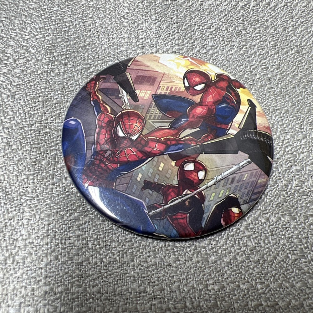 Spider-Man Button Pin Marvel Superhero 3 Inches