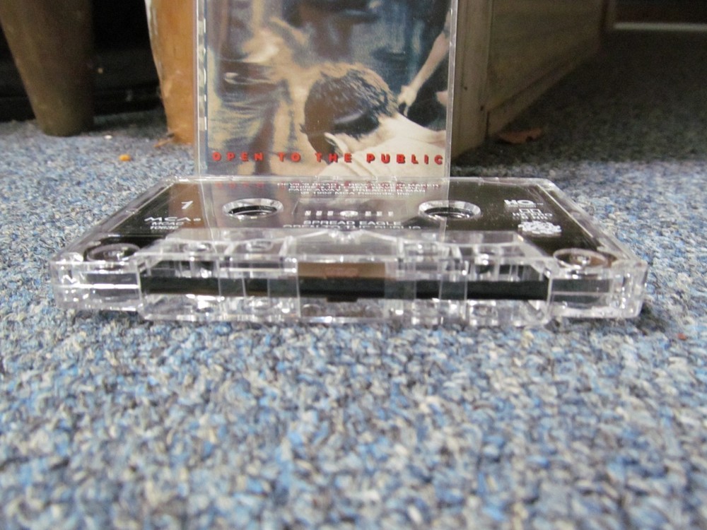 Spread Eagle - Open To The Public Cassette UNTESTED / AS-IS - For Insert & Case