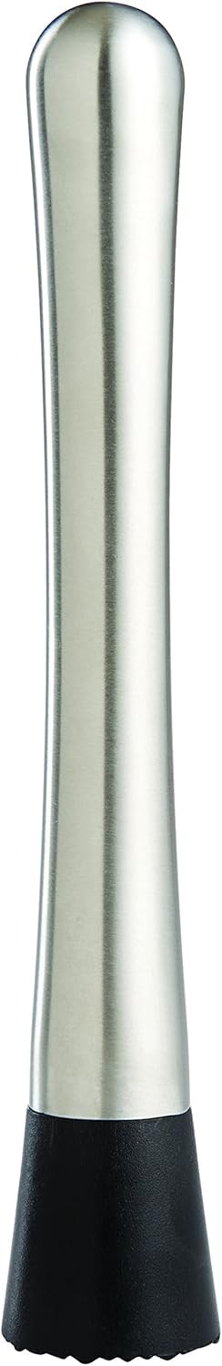 HIC Kitchen Bar Muddler, Stainless Steel, BPA Free Steel